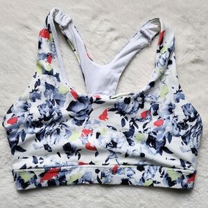 Floral Print Sports Bra